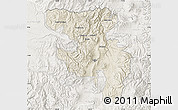Shaded Relief Map of Quito, lighten