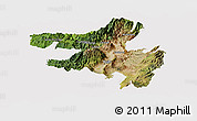 Satellite Panoramic Map of Quito, cropped outside