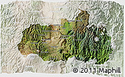 Satellite 3D Map of Tungurahua, lighten