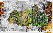 Satellite 3D Map of Tungurahua, physical outside