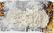 Shaded Relief 3D Map of Tungurahua, physical outside