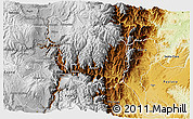 Physical 3D Map of Banos