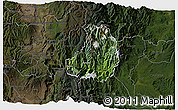 Satellite 3D Map of Banos, darken