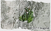 Satellite 3D Map of Banos, lighten, semi-desaturated