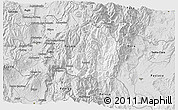 Silver Style 3D Map of Banos