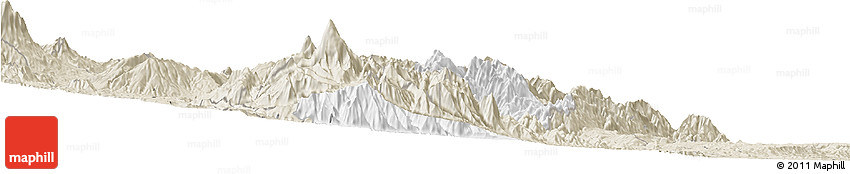 Classic Style Horizon Map of Banos