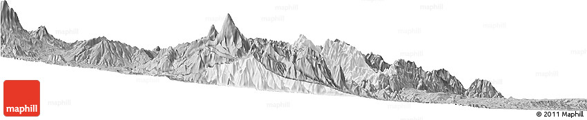 Gray Horizon Map of Banos