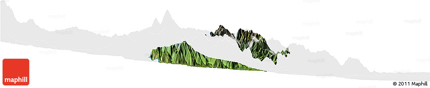 Satellite Horizon Map of Banos, single color outside Satellite Horizon Map of Banos, single color outside