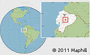 Savanna Style Location Map of Banos, highlighted country