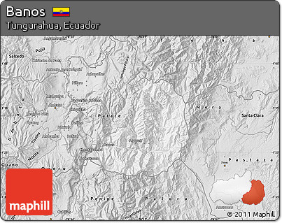 Silver Style Map of Banos