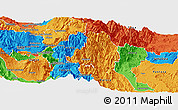 Political Panoramic Map of Banos