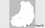 Gray Simple Map of Banos
