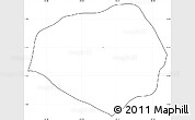 Blank Simple Map of Cevallos, cropped outside