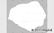 Gray Simple Map of Cevallos