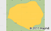 Savanna Style Simple Map of Cevallos