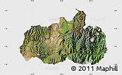Satellite Map of Tungurahua, single color outside