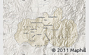 Shaded Relief Map of Tungurahua, lighten