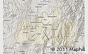 Shaded Relief Map of Tungurahua, semi-desaturated