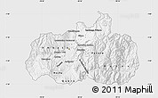 Silver Style Map of Tungurahua, single color outside