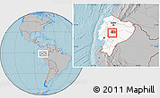 Gray Location Map of Mocha, highlighted country, highlighted parent region, within the entire country, hill shading