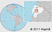 Gray Location Map of Mocha, highlighted country, highlighted parent region, within the entire country