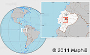 Gray Location Map of Mocha, highlighted country, highlighted parent region