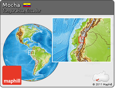 Physical Location Map of Mocha