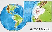 Physical Location Map of Mocha, highlighted country, highlighted parent region