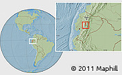 Savanna Style Location Map of Mocha, within the entire country, hill shading