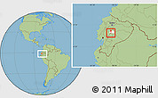 Savanna Style Location Map of Mocha, highlighted parent region, within the entire country