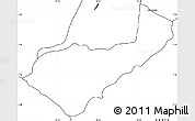 Blank Simple Map of Mocha