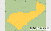 Savanna Style Simple Map of Mocha