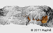 Physical Panoramic Map of Tungurahua, desaturated