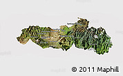 Satellite Panoramic Map of Tungurahua, cropped outside