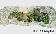 Satellite Panoramic Map of Tungurahua, lighten