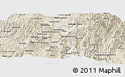 Shaded Relief Panoramic Map of Tungurahua