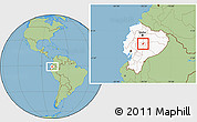 Savanna Style Location Map of Patate, highlighted country