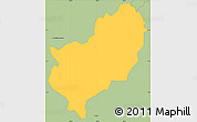 Savanna Style Simple Map of Patate