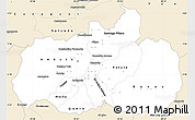 Classic Style Simple Map of Tungurahua