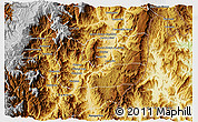 Physical 3D Map of Yantzaza