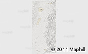 Shaded Relief 3D Map of Zona No Delimtda, lighten, semi-desaturated