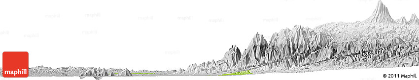 Physical Horizon Map of Zona No Delimtda, lighten, desaturated