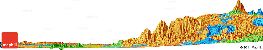 Political Horizon Map of Zona No Delimtda