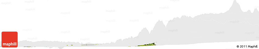 Satellite Horizon Map of Zona No Delimtda, single color outside