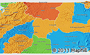 Political 3D Map of La Concordia