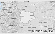 Silver Style 3D Map of La Concordia