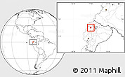 Blank Location Map of La Concordia