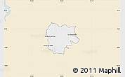 Classic Style Map of La Concordia, single color outside