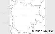 Blank Simple Map of La Concordia