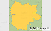 Savanna Style Simple Map of La Concordia